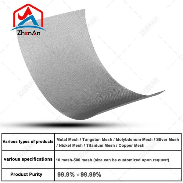 Woven Pure Nickel Wire Mesh Screen
